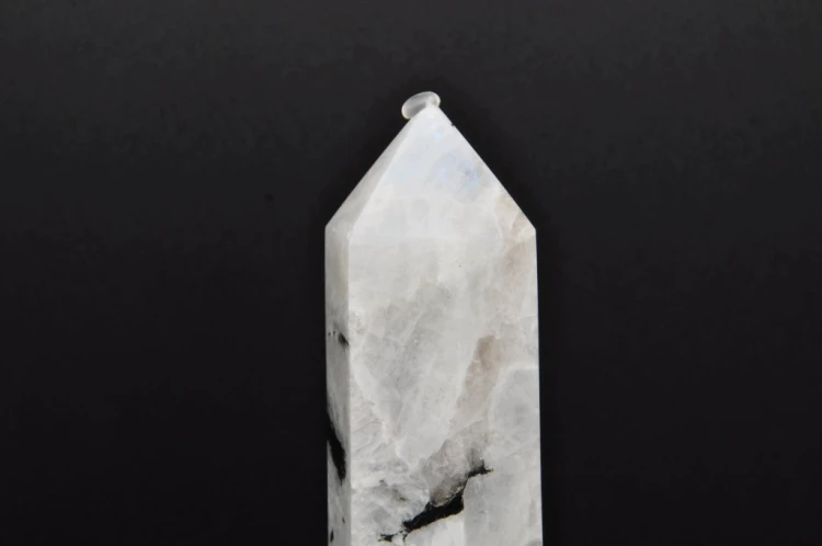 * KAMIEŃ KSIĘŻYCOWY MOONSTONE OBELISK PIĘKNY OKAZ KAMIEŃ NATURALNY NR 1 *