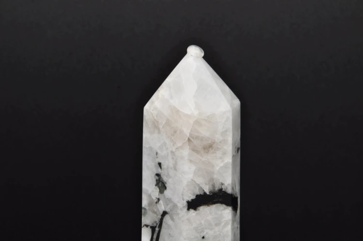 * KAMIEŃ KSIĘŻYCOWY MOONSTONE OBELISK PIĘKNY OKAZ KAMIEŃ NATURALNY NR 1 *