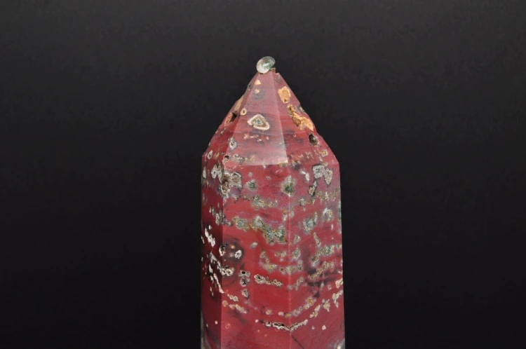 * JASPIS ORBIKULARNY WIEŻA OBELISK RÓŻNOKOLOROWY PIĘKNE BARWY NR 1 *