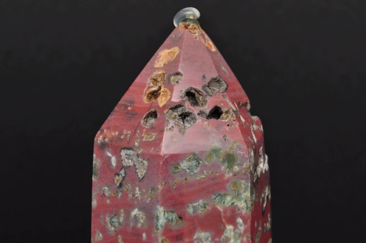 * JASPIS ORBIKULARNY WIEŻA OBELISK RÓŻNOKOLOROWY PIĘKNE BARWY NR 1 *
