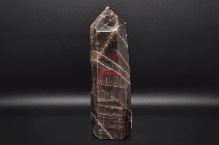 * KAMIEŃ KSIĘŻYCOWY MOONSTONE MADAGASKAR OBELISK WIEŻA PIĘKNY OKAZ NR 1 *