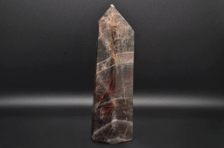 * KAMIEŃ KSIĘŻYCOWY MOONSTONE MADAGASKAR OBELISK WIEŻA PIĘKNY OKAZ NR 1 *