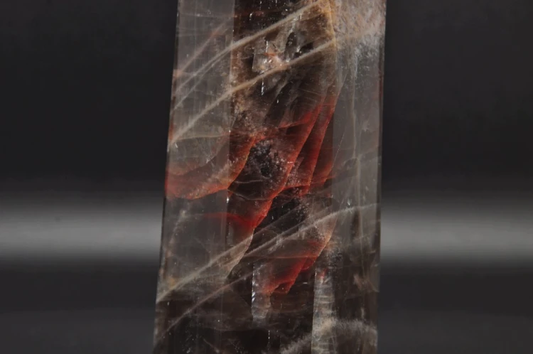 * KAMIEŃ KSIĘŻYCOWY MOONSTONE MADAGASKAR OBELISK WIEŻA PIĘKNY OKAZ NR 1 *