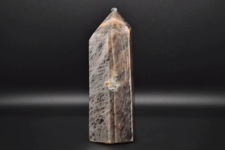 * KAMIEŃ KSIĘŻYCOWY MOONSTONE OBELISK WIEŻA BŁYSZCZĄCA POŚWIATA NR 2 *