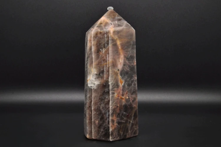 * KAMIEŃ KSIĘŻYCOWY MOONSTONE OBELISK WIEŻA BŁYSZCZĄCA POŚWIATA NR 2 *