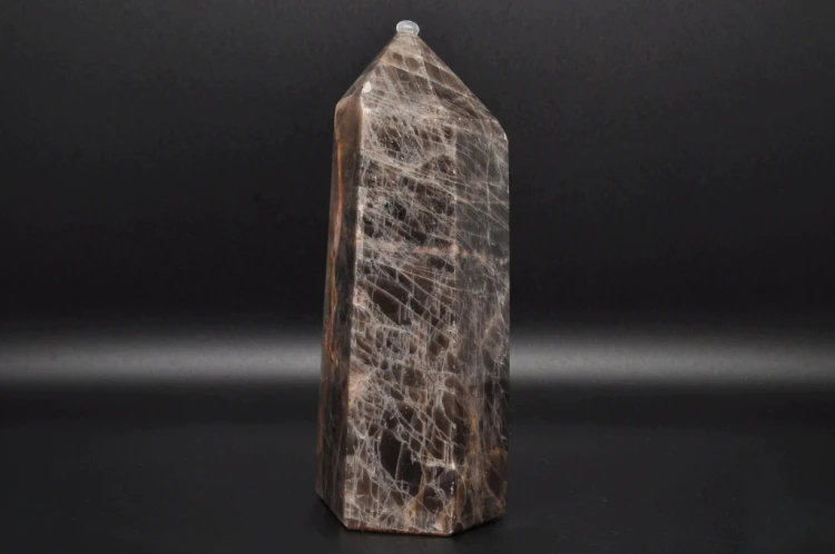 * KAMIEŃ KSIĘŻYCOWY MOONSTONE OBELISK WIEŻA BŁYSZCZĄCA POŚWIATA NR 2 *