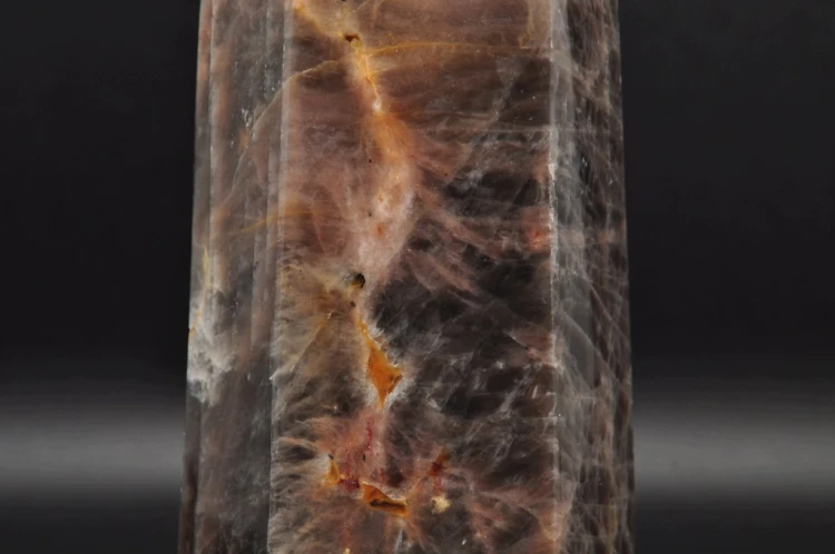 * KAMIEŃ KSIĘŻYCOWY MOONSTONE OBELISK WIEŻA BŁYSZCZĄCA POŚWIATA NR 2 *