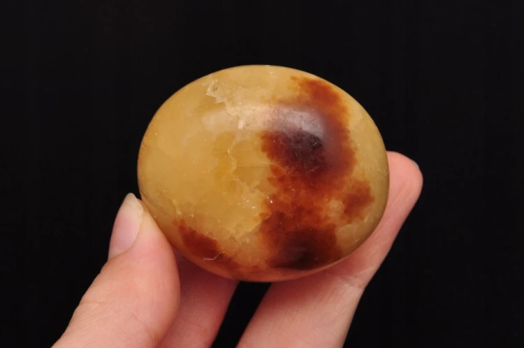 * SEPTARIA MADAGASKAR PALM STONE CUDOWNY MINERAŁ DEKORACYJNY OKAZ NR GS07 *