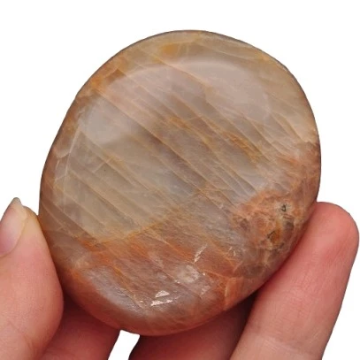 * KAMIEŃ SŁONECZNY MADAGASKAR PALM STONE DO MASAŻU SUPER BŁYSK NR GKS10 *