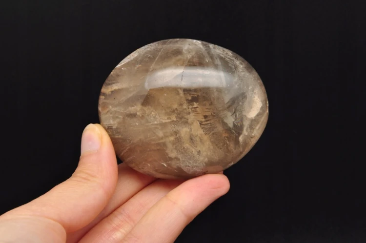 * KWARC DYMNY MADAGASKAR PIĘKNY DUŻY KAMIEŃ PALM STONE NR GKD01 *