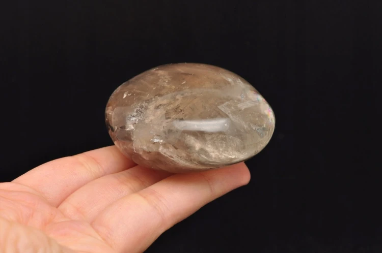 * KWARC DYMNY MADAGASKAR PIĘKNY DUŻY KAMIEŃ PALM STONE NR GKD01 *