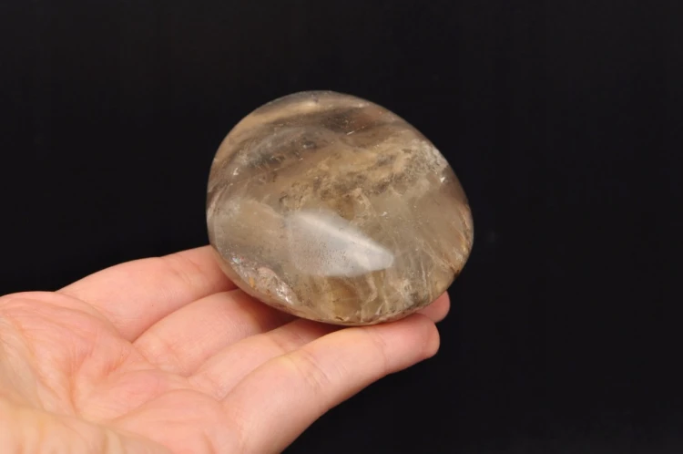 * KWARC DYMNY MADAGASKAR PIĘKNY DUŻY KAMIEŃ PALM STONE NR GKD01 *