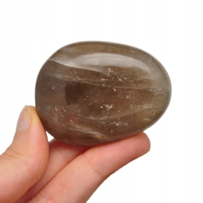 * KWARC DYMNY MADAGASKAR INTERESUJĄCY OKAZ PALM STONE NR GKD03 *