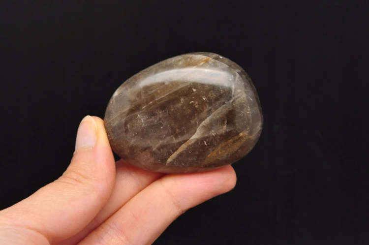* KWARC DYMNY MADAGASKAR INTERESUJĄCY OKAZ PALM STONE NR GKD03 *