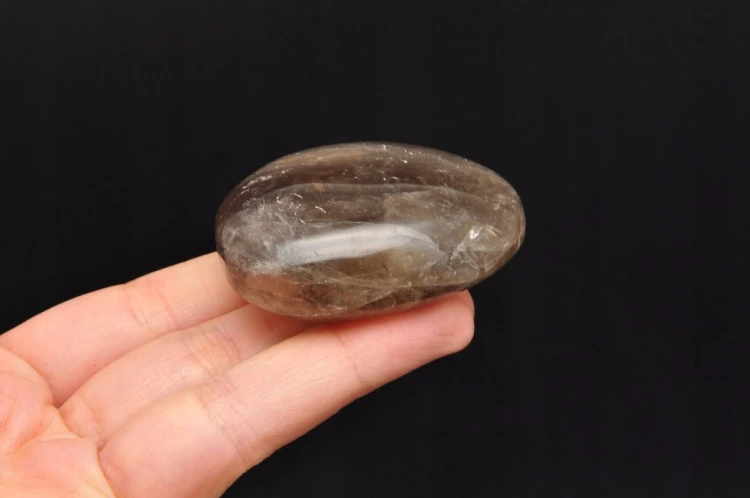 * KWARC DYMNY MADAGASKAR INTERESUJĄCY OKAZ PALM STONE NR GKD03 *