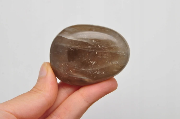 * KWARC DYMNY MADAGASKAR INTERESUJĄCY OKAZ PALM STONE NR GKD03 *