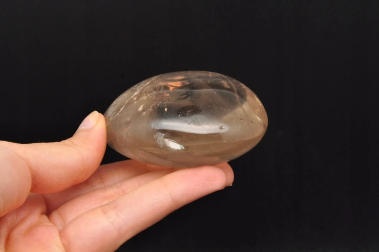 * KWARC DYMNY MADAGASKAR PALM STONE ZACHWYCAJĄCY OKAZ Z TĘCZĄ NR GKD08 *