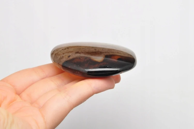 * AGAT SARDONYKS SARDONYX PALM STONE ZACHWYCAJĄCY OKAZ NR GAT10 *