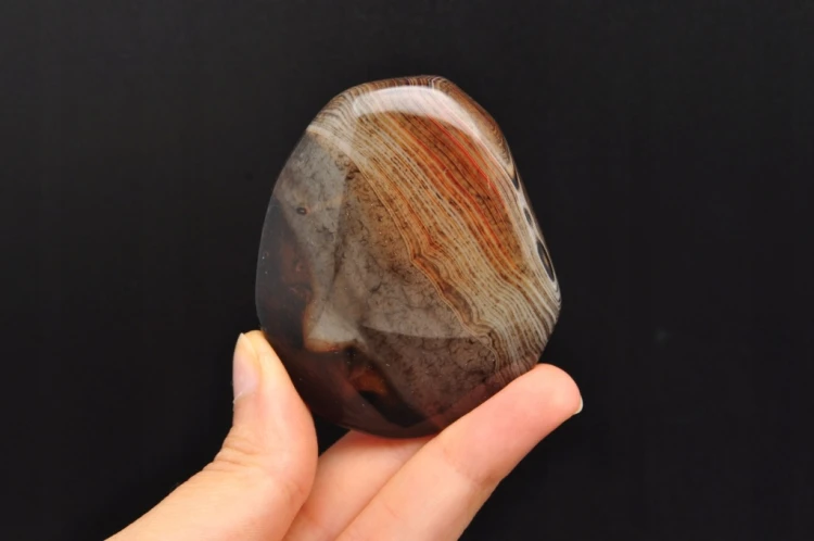* AGAT SARDONYKS SARDONYX PALM STONE ZACHWYCAJĄCY OKAZ NR GAT10 *