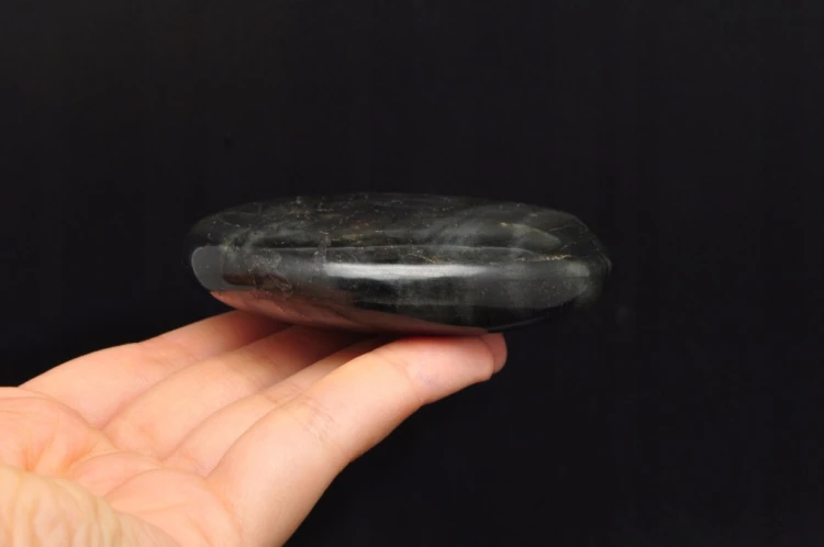 * LABRADORYT MADAGASKAR ŚLICZNY EFEKT LABRADORYZACJI PALM STONE NR LA06 *