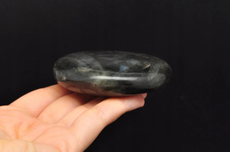 * LABRADORYT MADAGASKAR ŚLICZNY EFEKT LABRADORYZACJI PALM STONE NR LA06 *