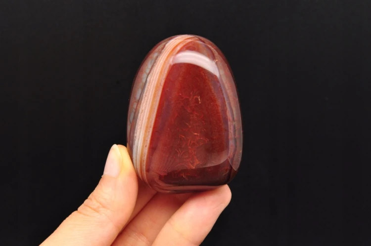 * AGAT SARDONYKS SARDONYX ZJAWISKOWY MINERAŁ SZLIFOWANY KAMIEŃ NR 1 *