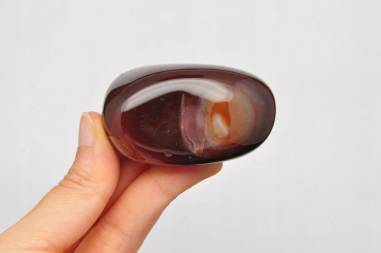 * AGAT SARDONYKS SARDONYX ZJAWISKOWY MINERAŁ SZLIFOWANY KAMIEŃ NR 1 *
