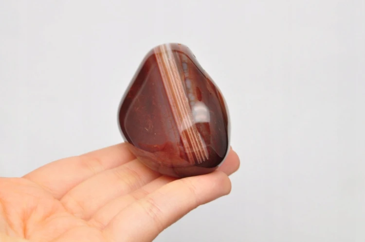 * AGAT SARDONYKS SARDONYX ZJAWISKOWY MINERAŁ SZLIFOWANY KAMIEŃ NR 1 *