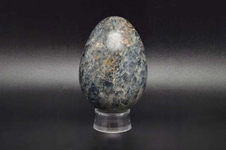 * KWARC NIEBIESKI PIĘKNE JAJKO INTERESUJĄCY MINERAŁ NR EGG68 *