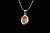 * KARNEOL BRAZYLIA ELEGANCKA BIŻUTERIA NATURALNA ZAWIESZKA SREBRO 925 NR 2