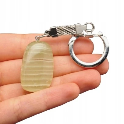 * ONYKS PAKISTAŃSKI PRZEPIĘKNY BRELOK NATURALNY MINERAŁ NR 11 *