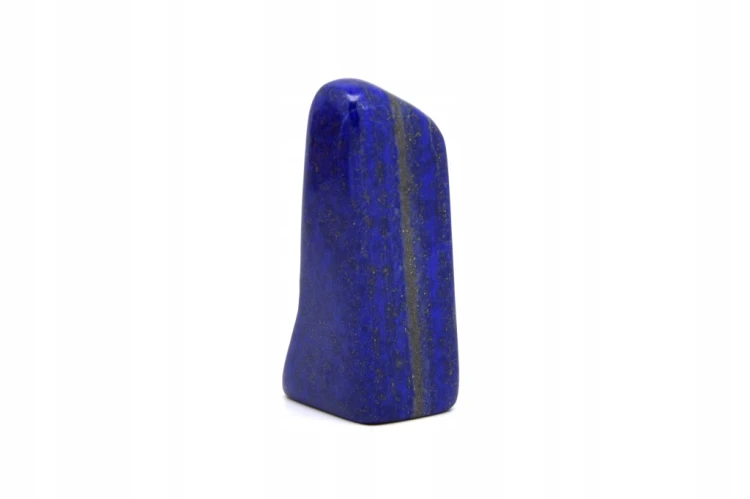 * LAPIS LAZULI AFGANISTAN INTERESUJĄCY KSZTAŁT SZLIFOWANY KAMIEŃ NR 11 *