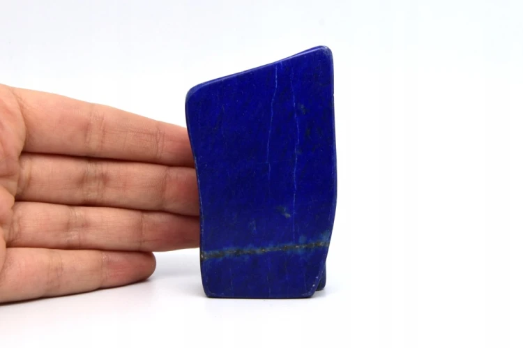 * LAPIS LAZULI AFGANISTAN ŚLICZNY MINERAŁ INTENSYWNA BARWA NR 8 *