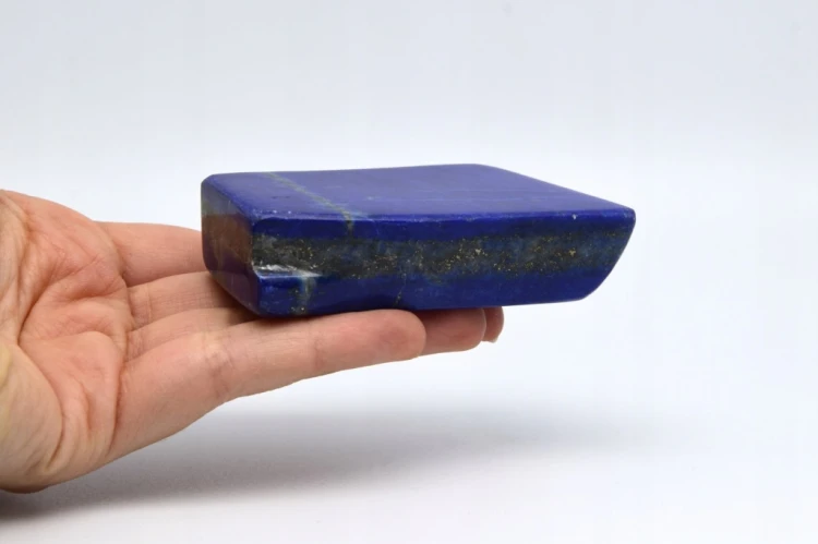 * LAPIS LAZULI AFGANISTAN ŚLICZNY MINERAŁ INTENSYWNA BARWA NR 8 *