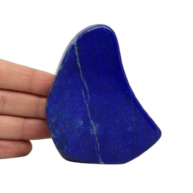 * LAPIS LAZULI AFGANISTAN NIETYPOWY KSZTAŁT WYJĄTKOWY KAMIEŃ NR 7 *