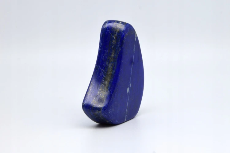 * LAPIS LAZULI AFGANISTAN NIETYPOWY KSZTAŁT WYJĄTKOWY KAMIEŃ NR 7 *
