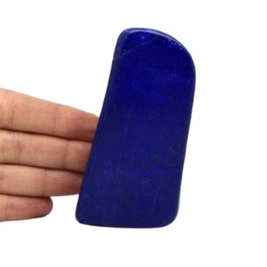 * LAPIS LAZULI AFGANISTAN ŚLICZNY PODŁUŻNY KAMIEŃ DO KOLEKCJI NR 6 *