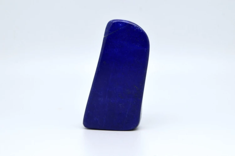 * LAPIS LAZULI AFGANISTAN ŚLICZNY PODŁUŻNY KAMIEŃ DO KOLEKCJI NR 6 *