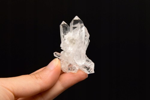 * KRYSZTAŁ GÓRSKI BRAZYLIA ŚLICZNY ZROST KRYSZTAŁU CZYSTY MINERAŁ NR 6 *