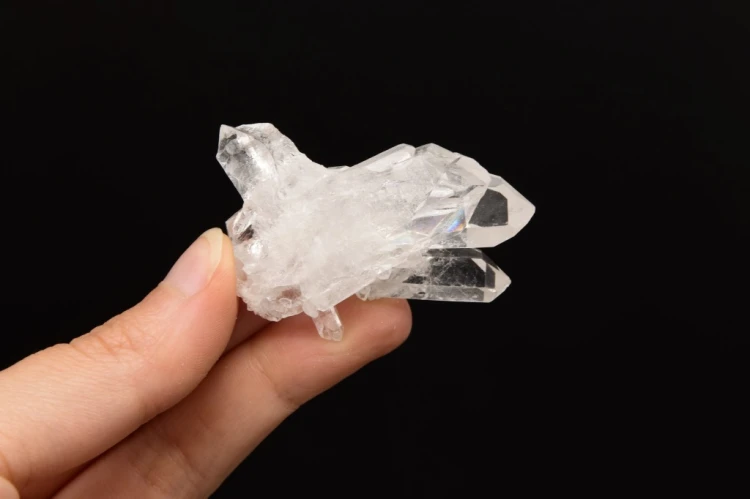 * KRYSZTAŁ GÓRSKI BRAZYLIA ŚLICZNY ZROST KRYSZTAŁU CZYSTY MINERAŁ NR 6 *