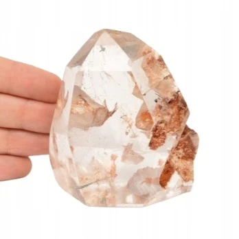 * KRYSZTAŁ GÓRSKI BRAZYLIA CZYSTY OKAZ Z INKLUZJAMI PIĘKNY MINERAŁ NR 8 *