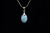 * LARIMAR DOMINIKANA UNIKATOWA MAŁA ZAWIESZKA DELIKATNA BIŻUTERIA NR 7 *