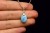 * LARIMAR DOMINIKANA UNIKATOWA MAŁA ZAWIESZKA DELIKATNA BIŻUTERIA NR 7 *