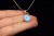 * LARIMAR DOMINIKANA UNIKATOWA MAŁA ZAWIESZKA DELIKATNA BIŻUTERIA NR 7 *