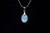 * LARIMAR DOMINIKANA UNIKATOWA MAŁA ZAWIESZKA DELIKATNA BIŻUTERIA NR 7 *