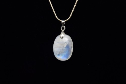 * KAMIEŃ KSIĘŻYCOWY INDIE ZACHWYCAJĄCA ZAWIESZKA PIĘKNY SZLIF NR 9 *