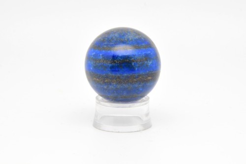 * LAPIS LAZULI AFGANISTAN PIĘKNA MAŁA KULA ZŁOTE DROBINY NR 5 *
