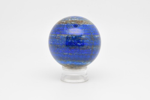 * LAPIS LAZULI AFGANISTAN UROKLIWA SZLIFOWANA KULA ZJAWISKOWY KAMIEŃ NR 3 *