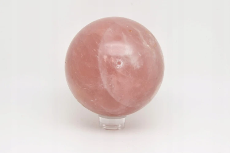 * KWARC RÓŻOWY NATURALNY MINERAŁ DUŻA KULA 1,6 KG GŁĘBOKA BARWA NR 2 *