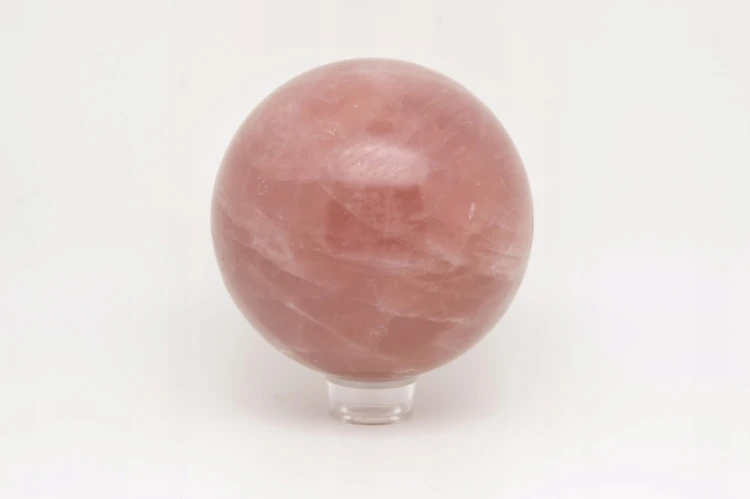 * KWARC RÓŻOWY NATURALNY MINERAŁ DUŻA KULA 1,6 KG GŁĘBOKA BARWA NR 2 *
